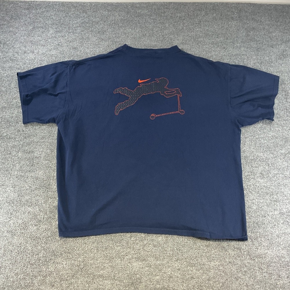 Nike Team Air Navy Blue Scooter Graphic T-Shirt Mens XXL Vintage Sportswear